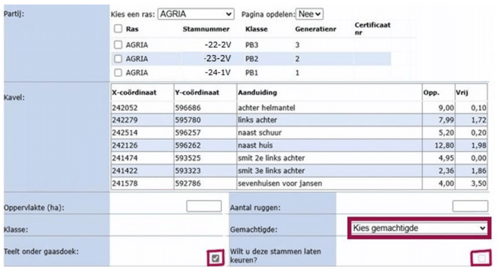 Aangifte Type Stam Uitgangsklasse Afbeelding